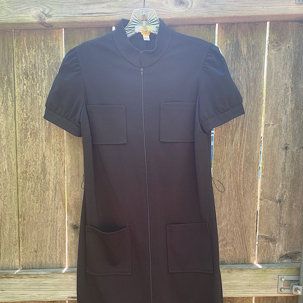 Black shift dress